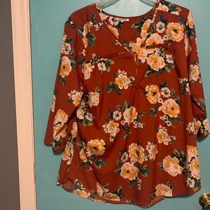 Floral tunic